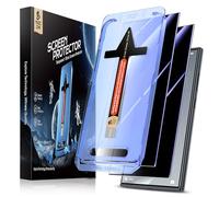 MAGIC JOHN Verre Trempé Anti Espion pour Samsung Galaxy S24 Ultra | Lot de 2, Facile à Installer, 9H Protection D'écran, Anti-Poussière, Anti-Bulles, Anti-Rayures, Dépoussiérage Automatique