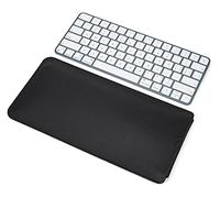 Magic Keyboard - Étui en cuir synthétique pour clavier Apple M4 M3 M1 2024, 2023, 2021, puce A2449 A2450/MLA22LL/A A1644, Apple iMac 24" 2024 2023 - Noir
