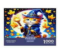 Magic Kitten Puzzle De 1000 Pièces pour Adultes Et Enfants À Partir De 12 Ans Jeu Cadeau Unique De Qualité Supérieure - Activité Familiale Parfaite 70x50cm/1000pcs