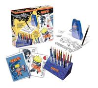 Lansay - Naruto - Magic Line - Coffret Reproduction - Plus de 100 Illustrations à Projeter et Dessiner - Personnages Manga - Apprendre à Dessiner - Activité Créative - Dès 7 Ans