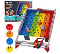 MAGIC / Magnetic Block Circuit à Billes Enfant Arc-en-Ciel 477 Pièces, Blocs de Construction avec Toboggan et Jeu Attrape-Billes, Jeu Éducatif Créatif pour Enfants dès 3 Ans