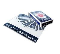 Magic Makers Blue Bicycle One Way Forcing Deck - Seven of Clubs