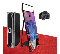 Magic Mirror Photo Booth,photomaton miroir 65 pouces avec écran tactile 32 pouces, photomaton adapté aux besoins photographiques dans divers endroits