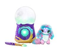 Magic Mixies- Boule de Cristal Magique Peluche Interactive Bleue de 20 cm avec Plus de 80 Sons et réactions, 14690