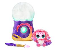 Magic Mixies- Boule de Cristal Magique Peluche Interactive Rose de 20 cm avec Plus de 80 Sons et réactions, 14689