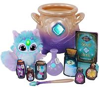 Magic Mixies Chaudron Magique avec Brume et Peluche Interactive Bleue de 20 cm, 14652, Multicolore