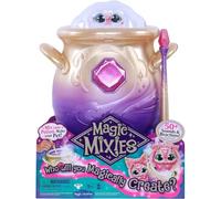 Magic Mixies Chaudron Magique avec Brume et Peluche Interactive Rose de 20 cm, 14651, Multicolore
