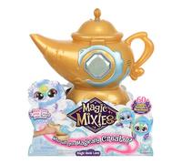Moose Toys Lampe magique Magic Mixies Génie – Peluche interactive bleue 20,3cm, plus de 60 sons