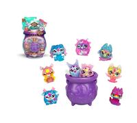 Magic Mixies Lot de 9 Figurines Magic Minis, 90 Figurines divisées en 5 équipes de Collection aux compétences Magiques, 3 Ans +, Figurines communes, rares et Ultra rares, célèbres (MG201000)