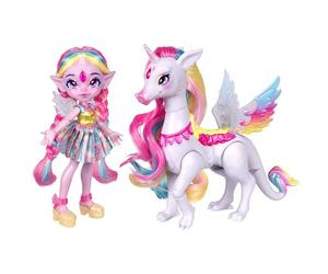 Magic Mixies Pixlings Découvre la révélation Scintillante ! Unia, la Pixling dracorne et Rainbow Star, la pégacorne. Prépare Une Potion pour Faire apparaître Une Magnifique Pixling et Son destrier !