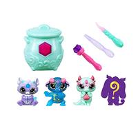 Magic Mixies Shimmer Magic Mega Lot de 4 - Ensemble de figurines Mixlings - À partir de 5 ans - 4 figurines, 1 chaudron, 3 accessoires, guide de collectionneur