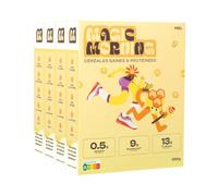 Magic Morning Céréales Protéinées Miel - 35 g de Protéines /100g, Sans Gluten, Vegan, Nutriscore A - Petit-Déjeuner Riche en Fibres et Faible en Sucres - Lot de 4 sachets de 250 g