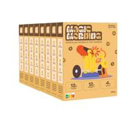 Magic Morning Céréales Protéinées Peanut Butter - 38 g de Protéines /100g, Sans Gluten, Vegan, Nutriscore A - Petit-Déjeuner Riche en Fibres et Faible en Sucres - Lot de 8 sachets de 250 g