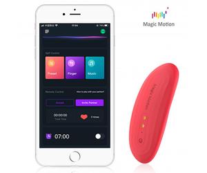 Magic Motion - Vibrateur Smart Panty Nyx Contrôlé par Application - Rouge