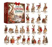 Maģic Mule Christmas adventsCalendar 2026, 24-Day Holiday Countdown with | 24 Animal-Themed Flat Ornaments for Daily Discovery, Lightweight and Acrylic Material for Long-Term Display