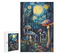 Magic Mushroom Forest-1 Puzzle 1000 Pièces Educa Jouet en Bois Cadeau Unique Décoration Intérieure Jeu Éducatif Challenge Toy Adultes Et Enfants À Partir De 14 Ans 1000 PCS