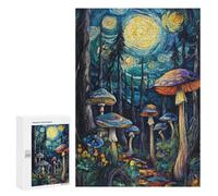 Magic Mushroom Forest-1 Puzzle 300 Pièces Educa Jouet en Bois Cadeau Unique Décoration Intérieure Jeu Éducatif Challenge Toy Adultes Et Enfants À Partir De 14 Ans 300 PCS