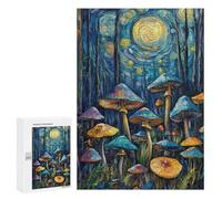 Magic Mushroom Forest Puzzle 300 Pièces Educa Jouet en Bois Cadeau Unique Décoration Intérieure Jeu Éducatif Challenge Toy Adultes Et Enfants À Partir De 14 Ans 300 PCS