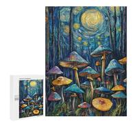 Magic Mushroom Forest Puzzle 500 Pièces Educa Jouet en Bois Cadeau Unique Décoration Intérieure Jeu Éducatif Challenge Toy Adultes Et Enfants À Partir De 14 Ans 500 PCS