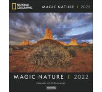 Magic Nature Calendrier 2022 avec cartes postales nationales géographiques