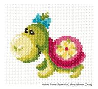 Magic Needle 10-28 Kit de Point de Croix Compté Coton Multicolore 12 x 11 cm