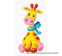 Magic Needle 10-34 Girafe Kit de Point de Croix Compté Coton Multicolore 8 x 15 cm