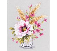 Magic needle 100-015 ZW Kit de point de croix avec motif compté Zweigart Edition, coton, multicolore, 18 x 23 cm