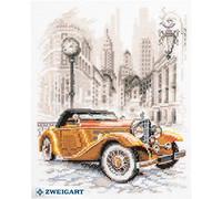 Magic needle 110-026 ZW New York Kit de point de croix avec motif compté Zweigart Edition, coton, multicolore, 16 x 20 cm