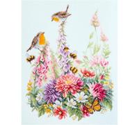 Magic needle 130-032 ZW Kit de broderie au point de croix avec motif compté Zweigart Edition en coton multicolore 31 x 40 cm