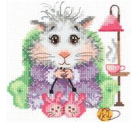Magic needle 18-95 ZW Ich stricke auf Bestellung Kit de point de croix avec motif compté Zweigart Edition, coton, multicolore, 12 x 12 cm