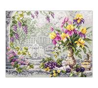 Magic Needle 210-206 ZW Romanze der White Night Kit de point de croix avec motif compté Zweigart Edition, coton, multicolore, 32 x 25 cm