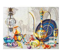 Magic needle 220-423 ZW Marossos Kit de broderie au point de croix avec motif compté Édition Zweigart Multicolore 40 x 30 cm