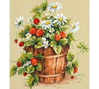 Magic Needle 55-12 ZW Geschmack des Sommerers Kit de point de croix avec motif compté Zweigart Edition, coton, multicolore, 24 x 26 cm