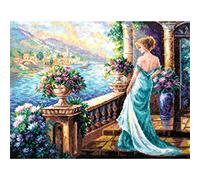 Magic needle 65-04 ZW Meine Göttin Kit de point de croix avec motif compté Zweigart Edition Coton Multicolore 40 x 32 cm