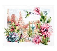 Magic Needle Fleurs occidentales Sauvages Kit de Broderie au Point de Croix compté Zweigart Edition, Coton, Multicolore, 34x26cm