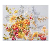 Magic needle ZW 120-012 ZW Kit de point de croix avec motif compté Zweigart Edition, coton, multicolore, 32 x 25 cm