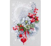 Magic Needle Zweigart Edition Kit de broderie au point de croix "Hiver", motif à compter, 19x28cm