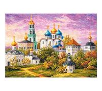 Magic needle Zweigart Edition Kit de broderie au point de croix Motif Saint Saint Sergius Lave 40 x 30 cm