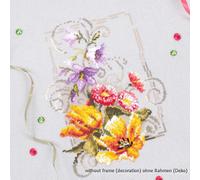 Magic Needle Zweigart Edition Kit de point de croix "Joyeux juin", motif à compter, 15x21cm