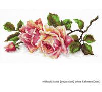 Magic Needle Zweigart Edition Kit pour point de croix "Le parfum des roses", motif à compter, 25x12cm