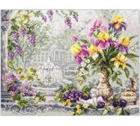 Magic Needle 210-206 ZW Romanze der White Night Kit de point de croix avec motif compté Zweigart Edition, coton, multicolore, 32 x 25 cm