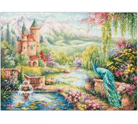 Magic Needle Zweigart Edition point de croix set "Jardin royal", motif à compter, 40x30cm