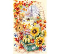 Magic needle ZW 250-734 Kit de point de croix avec motif compté Zweigart Edition, coton, multicolore, 17 x 27 cm