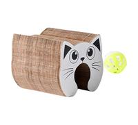 Magic Organ Cat Scratch Board - Tapis à gratter interactif pliable | Griffoir pour chatons | Grattoir pour chat avec balle pliable Jouet interactif pour chat