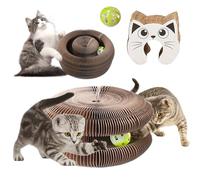 Magic Organ - Planche à gratter pour chat - 24 cm de long - Jouet interactif avec balle cloche - Jouet interactif pour chat