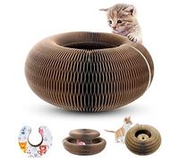 Magic Organ - Planche à gratter pour chat avec clochettes - Planche à gratter pour chat - Tapis à gratter pour chat - Jouet rond pour chat