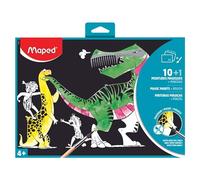 MAGIC PAINT X10 FEUILLES + 1 PINCEL. Peindre uniquement avec de l'eau, pas besoin de peinture. MAPED 831217