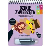 Magic Pictures Wild Animals Livre de coloriage à l'eau avec activités - Deborah van de Leijgraaf (Malbuch für Kinder auf Polnisch)