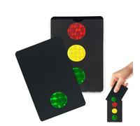 Magic Playing Card - Fun Portable Gimmick, Traffic Light Trick with Surprise Reveal, Lightweight Stage Accessory, Close Up Card Magic with Interactive Fun Party Supplies for Kids Enthusiasts Theater