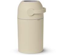 Magic Poubelle à couches pour bébé, système breveté anti-odeurs, utilisez n'importe quel sac poubelle, levier à une main, 1 rouleau de sacs inclus (beige)